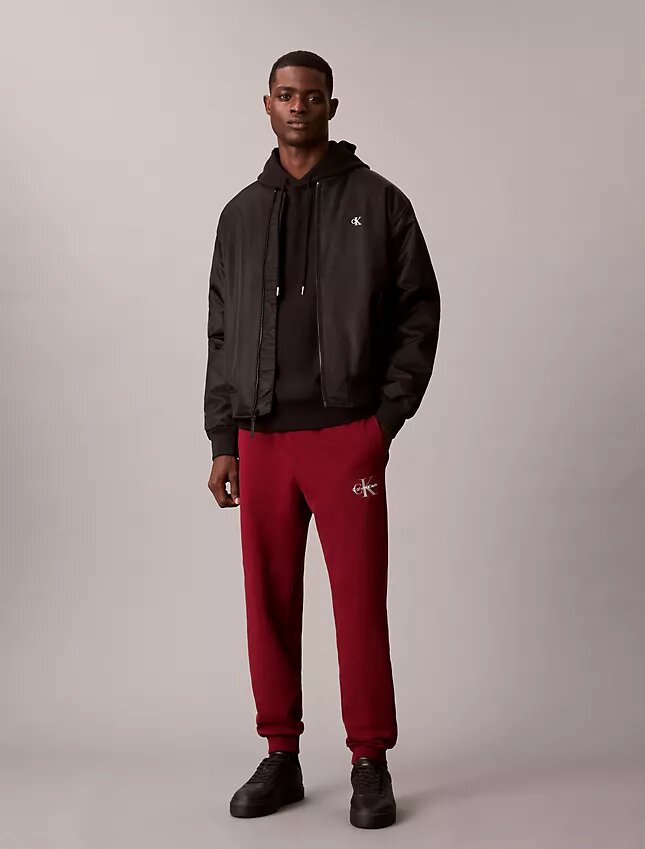Pantaloni de jogging din fleece Monologo Pantaloni de jogging din fleece Monologo