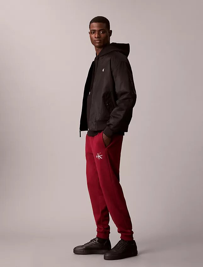 Pantaloni de jogging din fleece Monologo Pantaloni de jogging din fleece Monologo