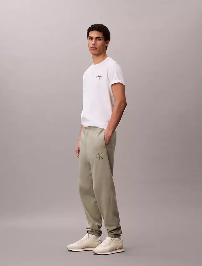 Pantaloni de jogging din fleece Monologo Pantaloni de jogging din fleece Monologo