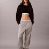 Pantaloni de jogging Monologo din French Terry