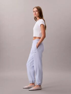 Pantaloni de jogging Monologo din French Terry