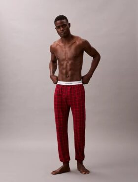 Pantaloni de pijama din bumbac Cotton Stretch Icon