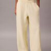 Pantaloni de trening din fleece cu croi larg Monologo Pantaloni de trening din fleece cu croi larg Monologo