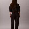 Pantaloni de trening din fleece cu croi larg Monologo Pantaloni de trening din fleece cu croi larg Monologo