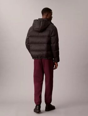 Pantaloni de trening din fleece cu imprimeu Monogram stratificat