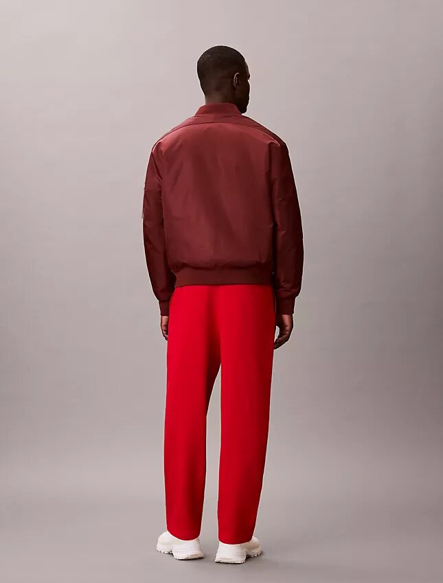 Pantaloni de trening din fleece cu monogramă Pantaloni de trening din fleece cu monogramă