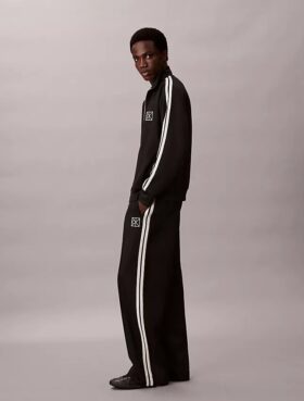Pantaloni de trening din tricot dublu