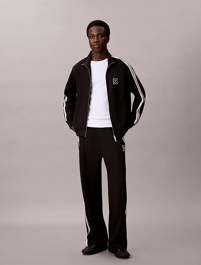 Pantaloni de trening din tricot dublu Pantaloni de trening din tricot dublu
