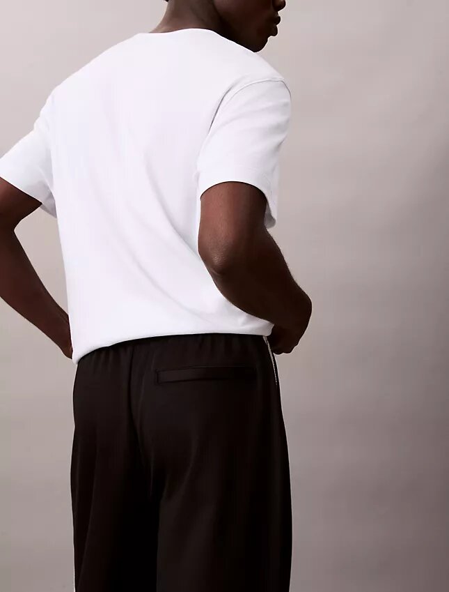 Pantaloni de trening din tricot dublu Pantaloni de trening din tricot dublu