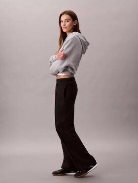 Pantaloni de trening din tricot French Terry cu logo din arhivă