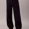 Pantaloni de trening ușori din denim indigo Pantaloni de trening ușori din denim indigo