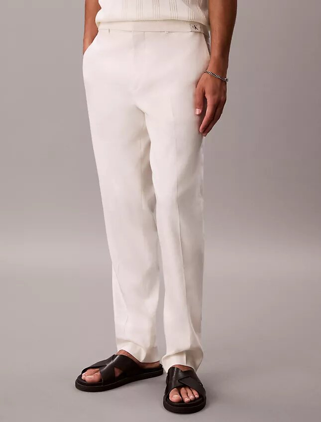 Pantaloni din amestec de in Pantaloni din amestec de in