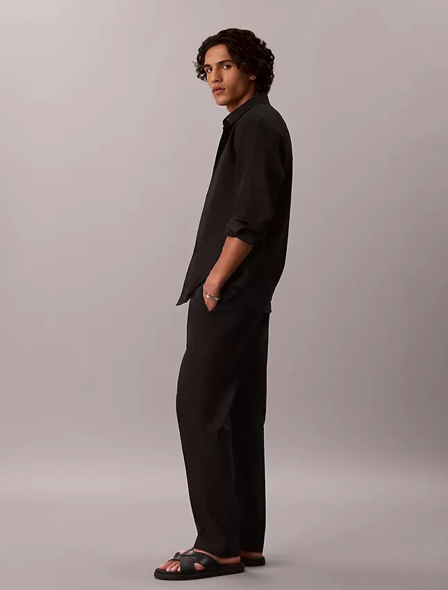 Pantaloni din amestec de in Pantaloni din amestec de in