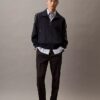 Pantaloni din amestec de lână, fără fermoar Pantaloni din amestec de lână, fără fermoar