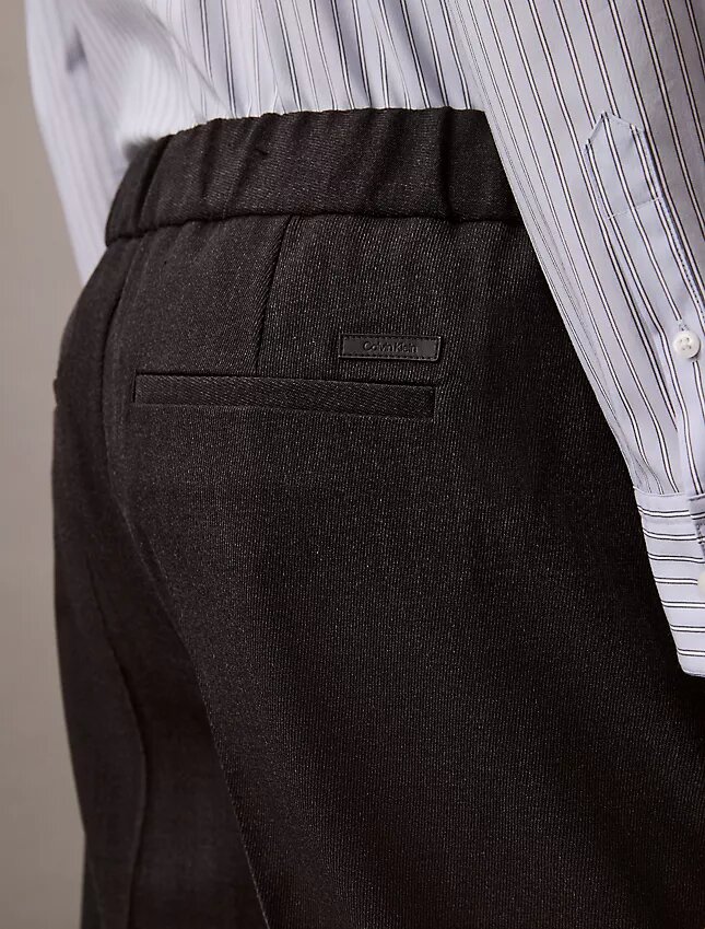 Pantaloni din amestec de lână, fără fermoar Pantaloni din amestec de lână, fără fermoar