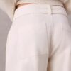 Pantaloni din bumbac cu curea