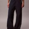 Pantaloni din denim tip parașută