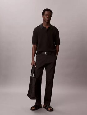Pantaloni drepți din bumbac elastic Cotton Stretch
