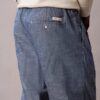 Pantaloni drepți din cambric, fără nasturi Pantaloni drepți din cambric, fără nasturi