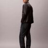Pantaloni drepți din piele de căprioară în stilul anilor ’90 Pantaloni drepți din piele de căprioară în stilul anilor ’90