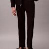 Pantaloni drepți din seersucker Pantaloni drepți din seersucker