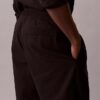 Pantaloni drepți din seersucker Pantaloni drepți din seersucker