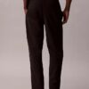 Pantaloni drepți din seersucker Pantaloni drepți din seersucker