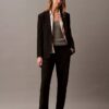 Pantaloni drepți, rafinați, cu elasticitate Pantaloni drepți, rafinați, cu elasticitate