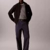 Pantaloni largi din bumbac Cotton Stretch Pantaloni largi din bumbac Cotton Stretch