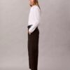 Pantaloni largi din bumbac Cotton Stretch