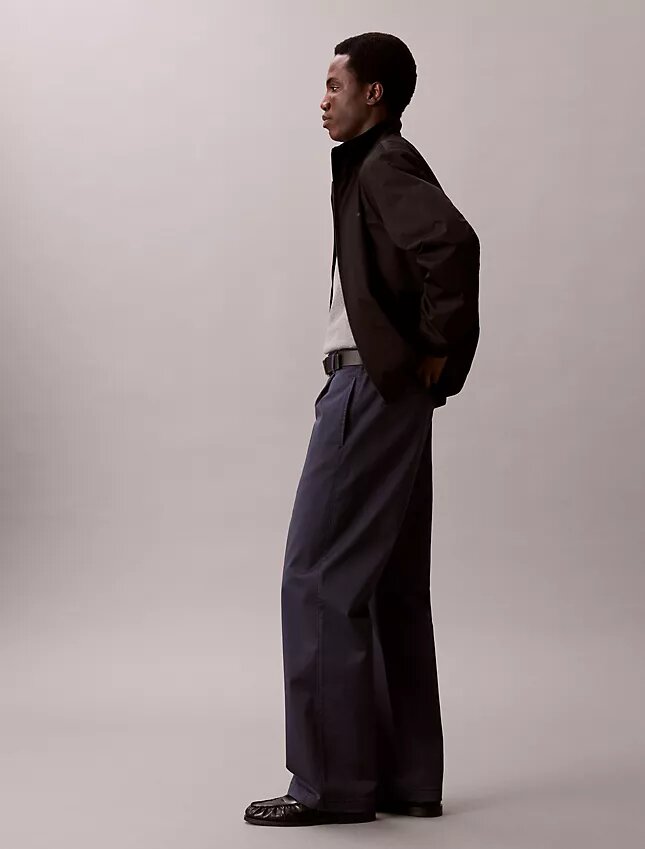 Pantaloni largi din bumbac Cotton Stretch Pantaloni largi din bumbac Cotton Stretch