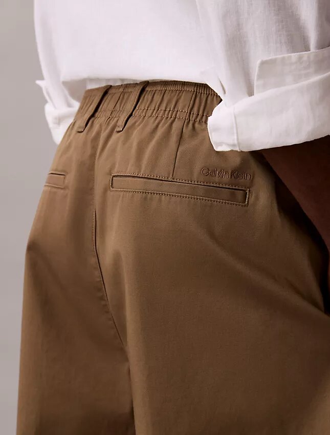 Pantaloni largi din bumbac Cotton Stretch Pantaloni largi din bumbac Cotton Stretch
