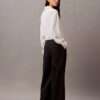 Pantaloni largi din crep