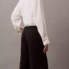 Pantaloni largi din crep
