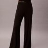 Pantaloni largi din modal elastic cu cusături în picătură