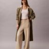 Pantaloni largi din tricot relaxat