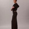 Pantaloni largi din tricot relaxat