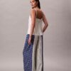 Pantaloni largi din twill de viscoză imprimat Pantaloni largi din twill de viscoză imprimat