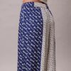 Pantaloni largi din twill de viscoză imprimat Pantaloni largi din twill de viscoză imprimat