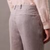 Pantaloni plisați din amestec de in Pantaloni plisați din amestec de in