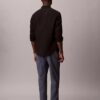 Pantaloni plisați din amestec de in, cu talie elastică Pantaloni plisați din amestec de in, cu talie elastică