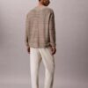 Pantaloni plisați din amestec de in, cu talie elastică Pantaloni plisați din amestec de in, cu talie elastică