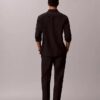 Pantaloni plisați din amestec de in, cu talie elastică Pantaloni plisați din amestec de in, cu talie elastică