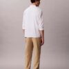 Pantaloni plisați din amestec de in, cu talie elastică Pantaloni plisați din amestec de in, cu talie elastică