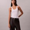 Pantaloni relaxați din imitație de piele Pantaloni relaxați din imitație de piele