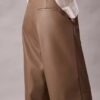 Pantaloni relaxați din imitație de piele