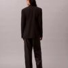 Pantaloni relaxați din imitație de piele Pantaloni relaxați din imitație de piele