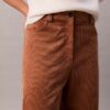 Pantaloni relaxați din velur Pantaloni relaxați din velur