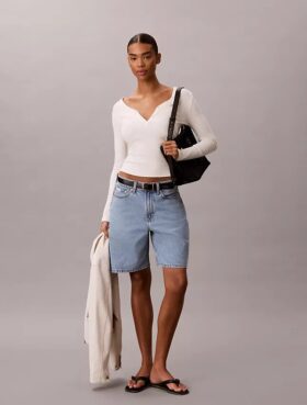 Pantaloni scurți bermuda din denim