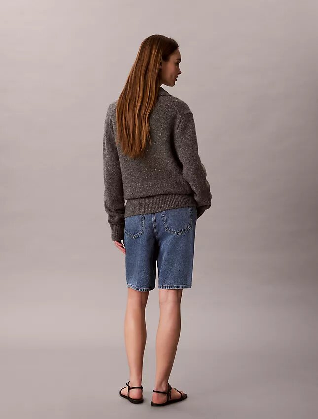 Pantaloni scurți bermuda din denim Pantaloni scurți bermuda din denim